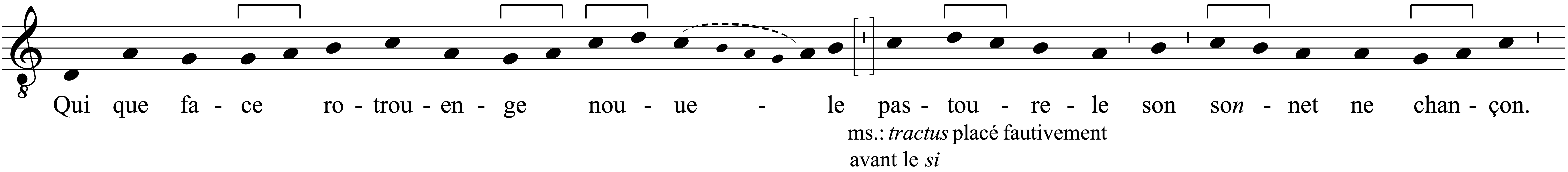 Work musical notation